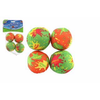 Vodní BOMBY nasákavé látkové, šité, velikost 7cm - set 4ks