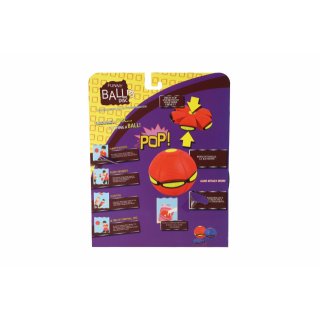 FLAT BALL - Hoď disk, chyť míč!, plastový, 22 cm, mix 2 barev