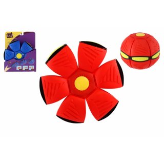 FLAT BALL - Hoď disk, chyť míč!, plastový, 22 cm, mix 2 barev