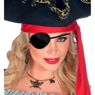 Pirátská páska přes oko, černá (zn. Widmann)