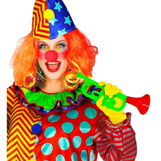 Klaunská trumpeta, velikost 33cm, různé barvy (zn. Widmann)