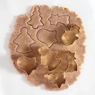 Sada vykrajovátek, vánoční - anděl, sněhulák, stromek, kometa, zvoneček - set 5ks (zn. TORO-baking)