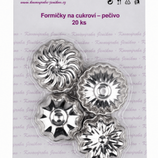 Formička na pečení -  košíčky a bábovičky - set 20ks
