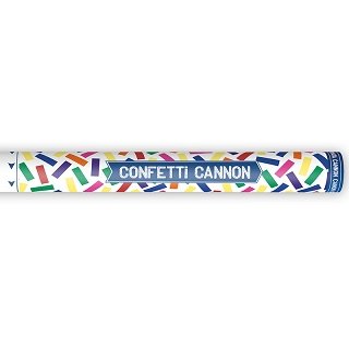 Vystřelovací konfety, barevný mix proužky, 80 cm (zn. PartyDeco)