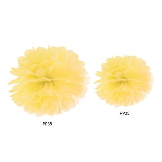 Pompom, žlutá, 25 cm (zn. PartyDeco)
