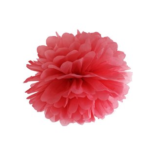 Pompom, červená, 35 cm