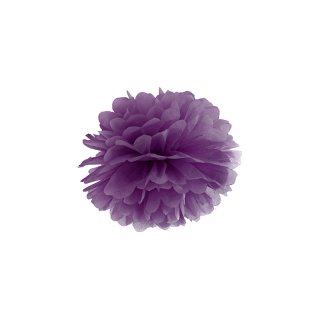 Pompom, fialová, 25 cm (zn. PartyDeco)