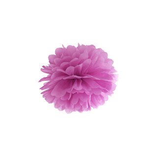 Pompom, švestková, 25 cm (zn. PartyDeco)