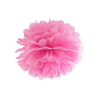 Pompom, světle růžová, 35 cm