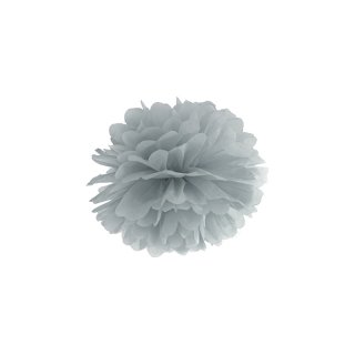 Pompom, šedá, 25 cm (zn. PartyDeco)