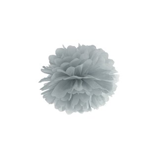 Pompom, šedá, 25 cm