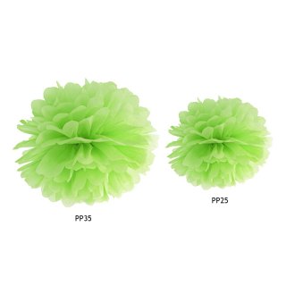 Pompom, světle zelená, 35 cm (zn. PartyDeco)