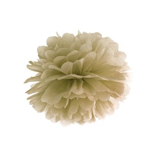 Pompom, zlatá, 35 cm (zn. PartyDeco)