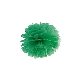 Pompom, smaragdová zelená, 25 cm