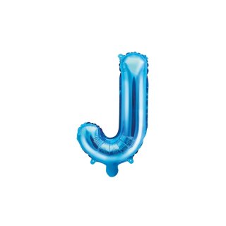 Foliový balonek, písmeno "J", modrý