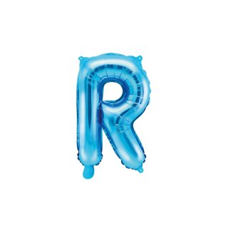 Foliový balonek, písmeno "R", modrý