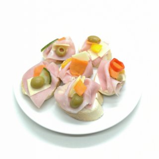 Jednohubka - šunková