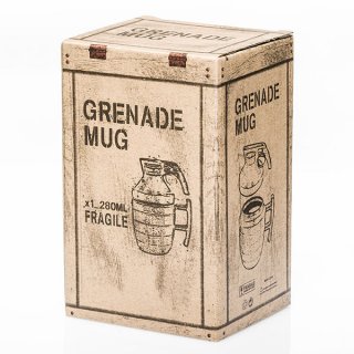 Granátový hrnek s víčkem, 280 ml, bílý