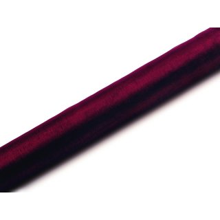 Organza, bordó, 36cm/9m (zn. PartyDeco)