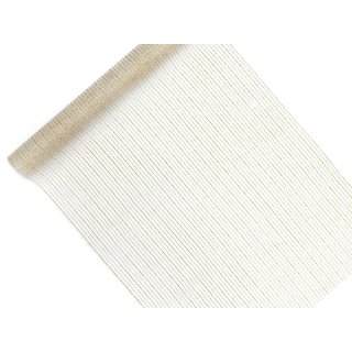 Organza, tištěná, bílá 2, 48cm/9m (zn. PartyDeco)