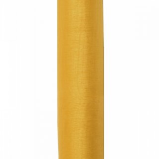 Organza, tmavě žlutá, 16cm/9m (zn. PartyDeco)