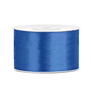 Stuha saténová, královská modrá, 3.8cm/25m (zn. PartyDeco)