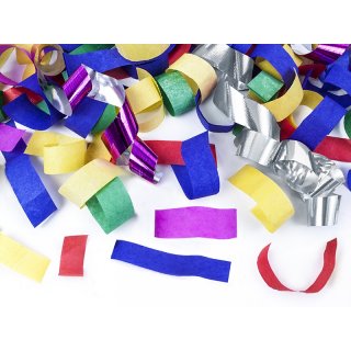 Vystřelovací konfety, mix barev, 80 cm