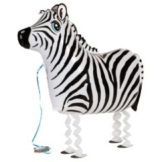 Foliový balonek "chodící" Zebra
