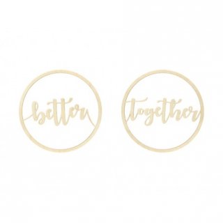 Závěsná dekorace na židli "Better Together", 28cm (zn. PartyDeco)