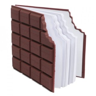 Poznámkový blok - Nakousnutá čokoláda