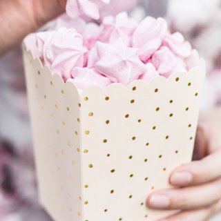 Box na popcorn s puntíky (zn. PartyDeco)