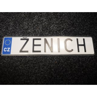 SPZ na auto - ženich