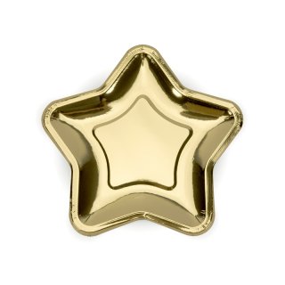 Podtácek Hvězda - zlatý, 23cm