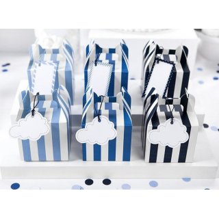 Dekorační ozdoby mix vzorů, 4.3x9 a 3.5x7cm (zn. PartyDeco)