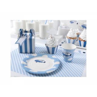 Dekorační ozdoby mix vzorů, 4.3x9 a 3.5x7cm (zn. PartyDeco)