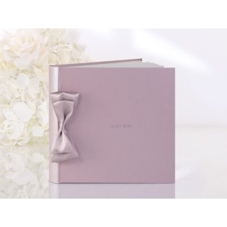 Svatební kniha hostů - růžová, 20.5x20.5cm - 60 stran (zn. PartyDeco)