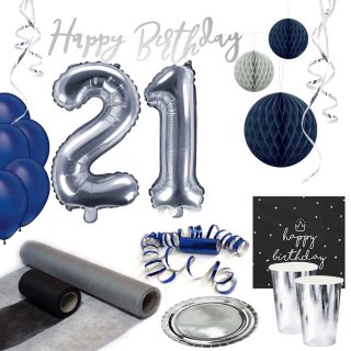 Papírové talířky, 23cm, stříbrná barva, set 6ks (zn. PartyDeco)