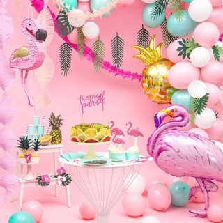 Fóliový balónek Plameňák - 70x95cm (zn. PartyDeco)