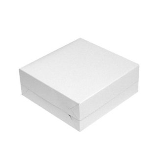 Papír. krabice dortová z mikrovlny, 28x28x10 cm