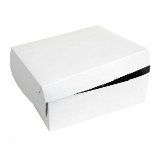 Papír. krabice dortová - 28x28x10 cm