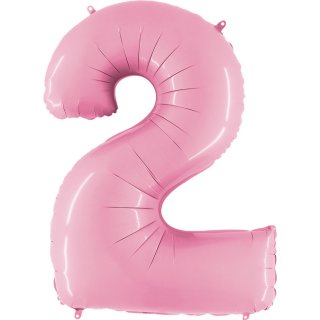 Fóliový balón 86 cm, růžový 2