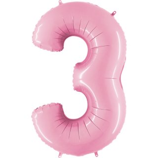 Fóliový balón 86 cm, růžový 3