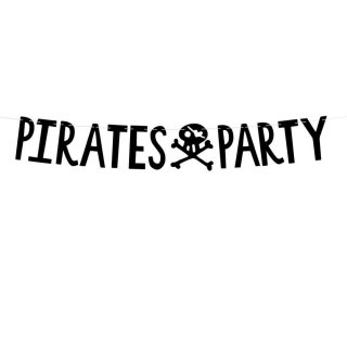 Banner "Pirate´s party" černý