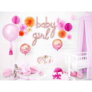 Fóliový balónek růžovo-oranžové ombre, 35cm (zn. PartyDeco)