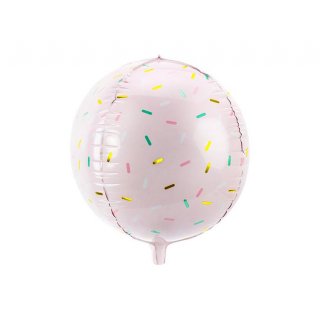 Foliový balónek Koule s posypkou, 40cm (zn. PartyDeco)
