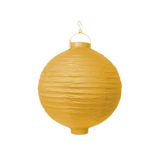 Lampion kulatý, žlutý