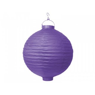 Lampion kulatý, fialový