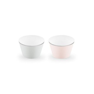 Košíčky na Cupcake, růžové/stříbrné mix, 4.8x7.6cm, set 6ks (zn. PartyDeco)