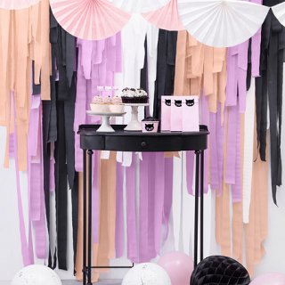 Krepák, černá barva, 5cmx10m (zn. PartyDeco)