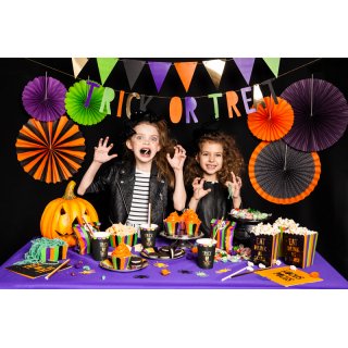 Halloweenské rozety - Hocus Pocus, set 6ks (zn. PartyDeco)